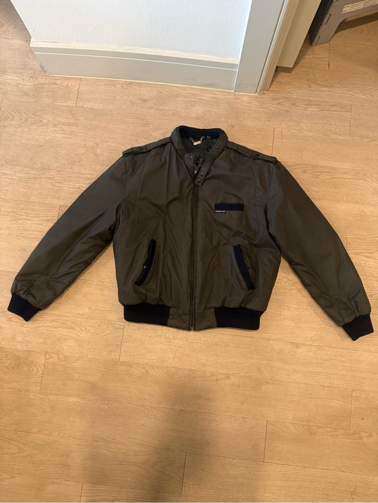 Members Only Other - Vintage Members Only Black Bomber Jacket Size 44